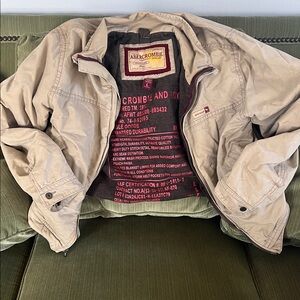 Abercrombie & Fitch Men's Beige Field Jacket